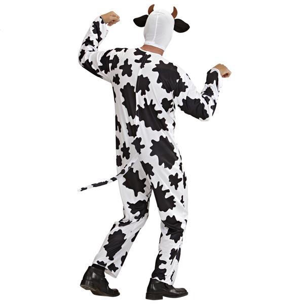 Fato Vaca Malhada Divertida, Adulto