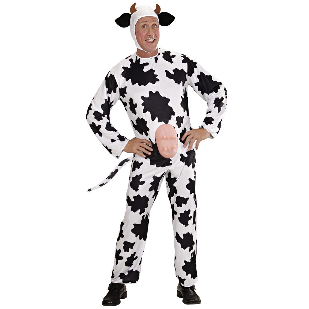 Fato Vaca Malhada Divertida, Adulto