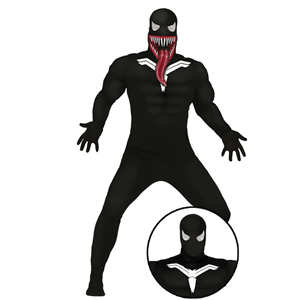 Fato Venom Preto, Adulto
