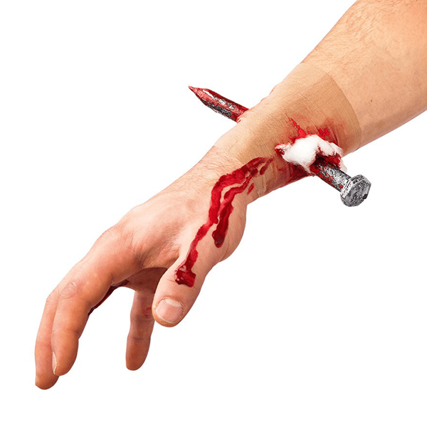 Ferida Prego no Punho