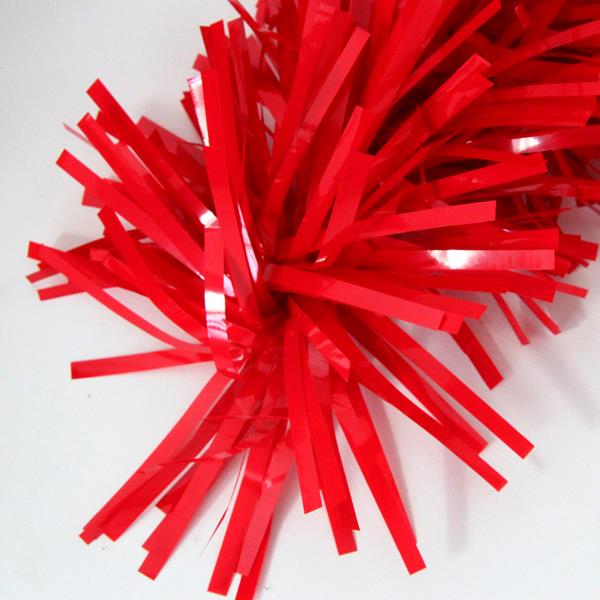 Festão Plástico Liso Vermelho, 17 cm x 12 mt