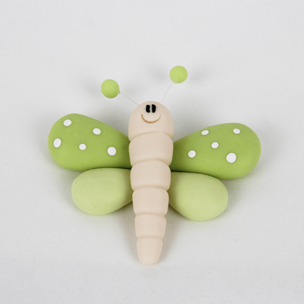 Figura Borboleta em Biscuit