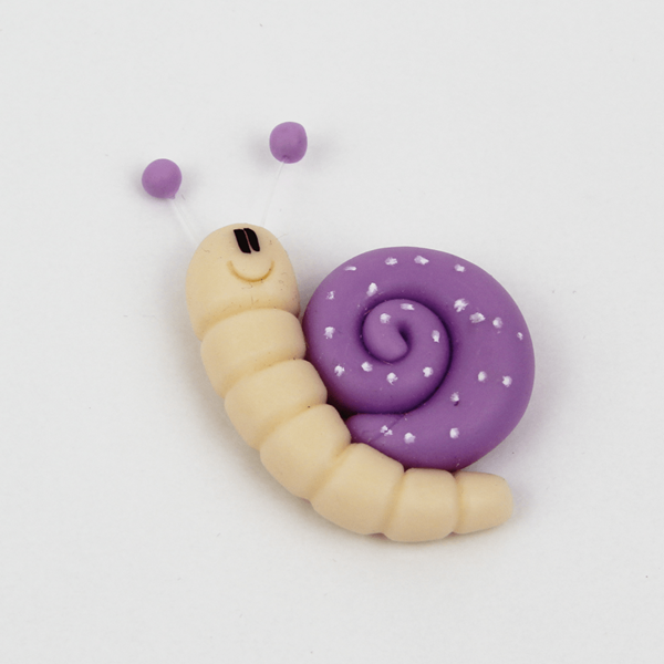 Figura Caracol em Biscuit