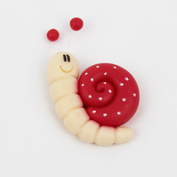 Figura Caracol em Biscuit
