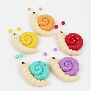 Figura Caracol em Biscuit