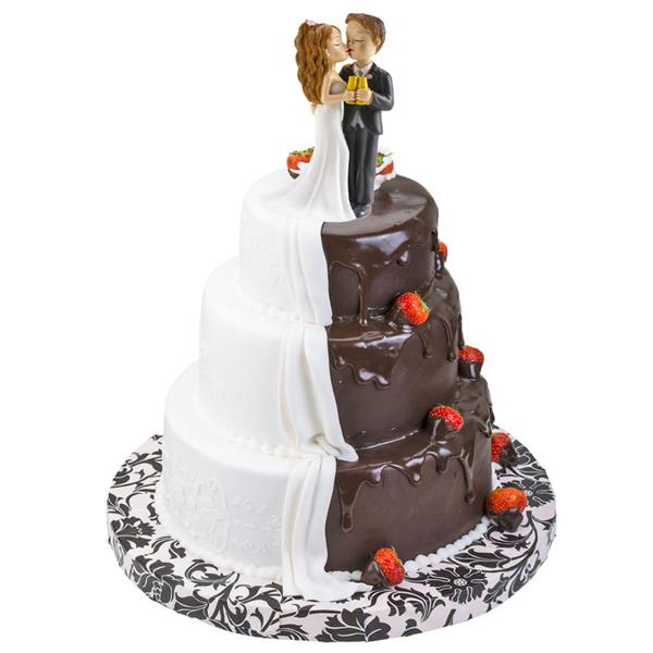 Figura Casal de Noivos a Brindar