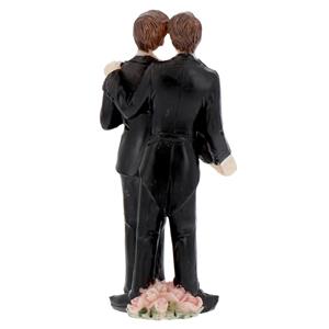 Figura Casal de Noivos Agarrados