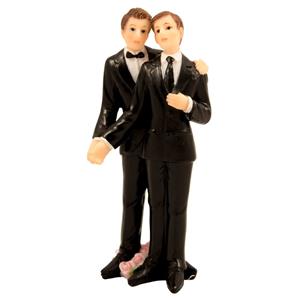 Figura Casal de Noivos Agarrados