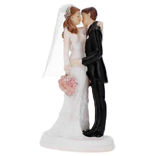 Figura Casal de Noivos Carinhosos