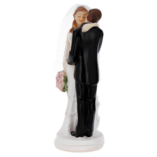 Figura Casal de Noivos Carinhosos