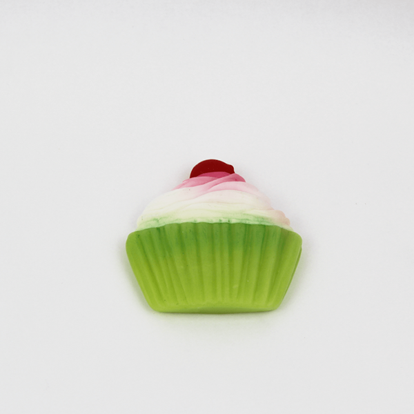 Figura Cupcake com cereja em Biscuit