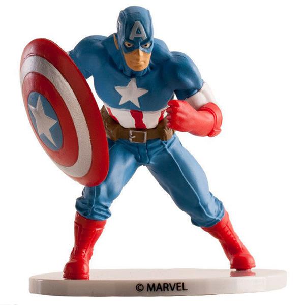 Figura Decorativa para Bolos Capitão América