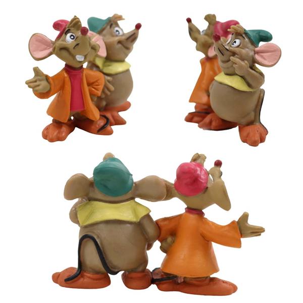 Figura Decorativa para Bolos Ratinhos Gus e Jack