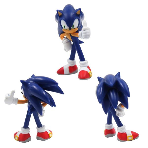 Figura Decorativa para Bolos Sonic Simpático