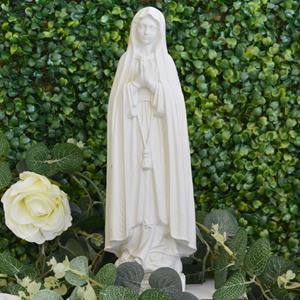 Figura Nossa Senhora de Fátima em Marfinite, 25 cm