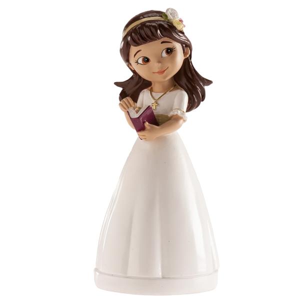 Figura Primeira Comunhão Menina com Livro