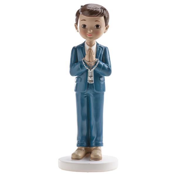 Figura Primeira Comunhão Menino com Terço