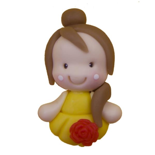 Figura Princesa Bela em Biscuit