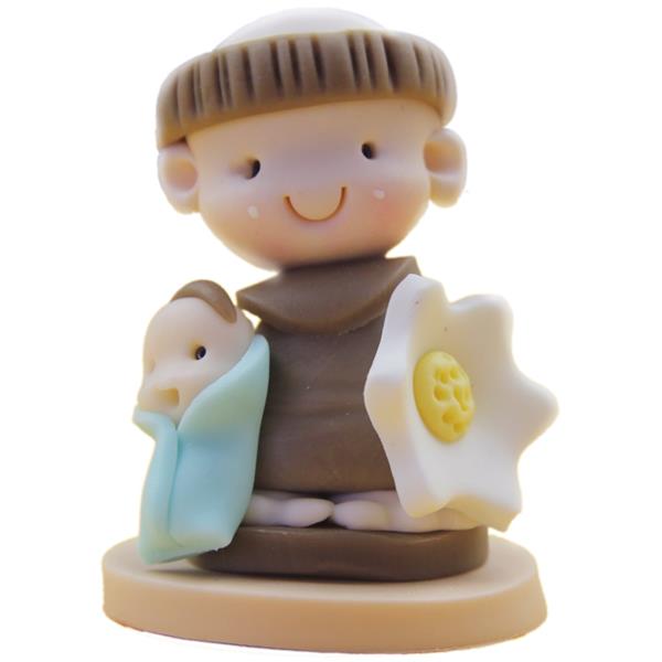 Figura Santo António Gordinho em Biscuit