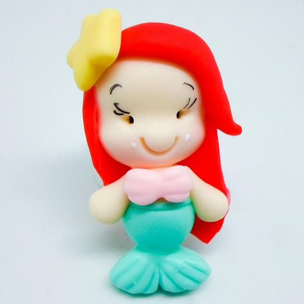 Figura Sereia Ariel em Biscuit