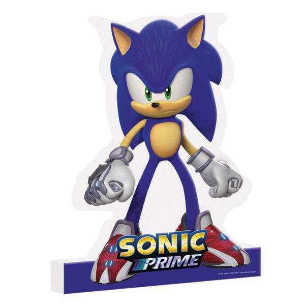 Figura Sonic Prime Decorativa em Esferovite