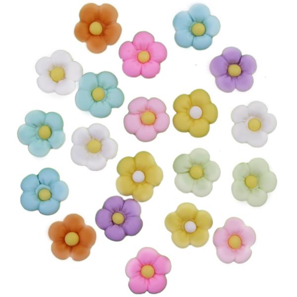 Flores Pequenas em Biscuit, 20 unid.