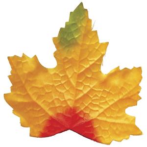 Folhas de Abóbora Decorativas Laranja, 24 unid.