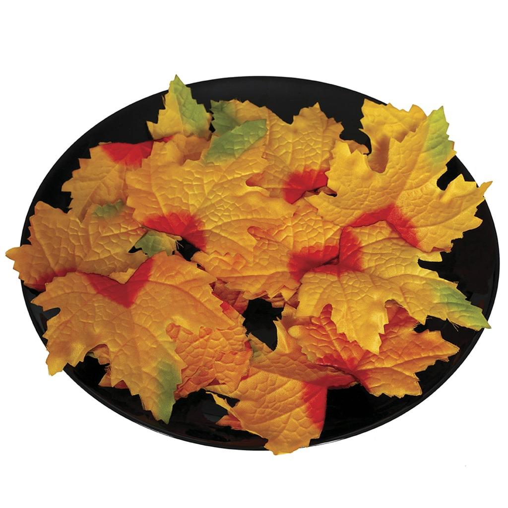 Folhas de Abóbora Decorativas Laranja, 24 unid.