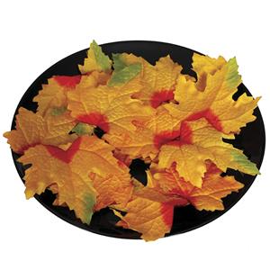 Folhas de Abóbora Decorativas Laranja, 24 unid.