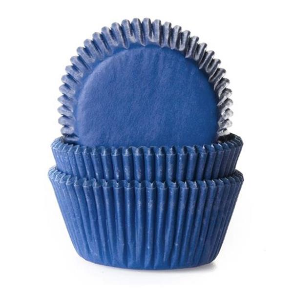 Formas Cupcake Azul Escuro, 50 unid.