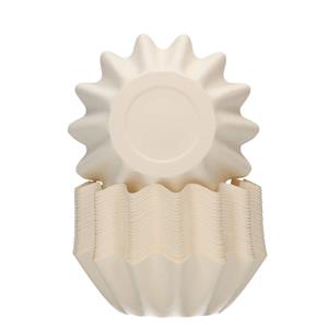 Formas Cupcake Bloom Branco, 48 unid.