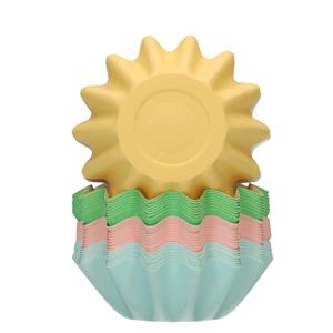 Formas Cupcake Bloom Cores Pastel, 48 unid.