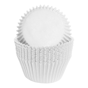 Formas Cupcake em Papel Brancas, 75 unid.