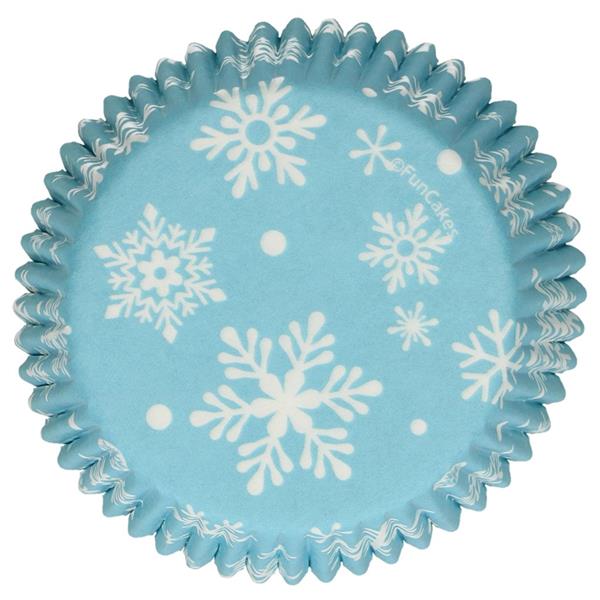 Formas Cupcake Flocos de Neve, 48 unid.