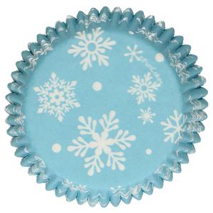 Formas Cupcake Flocos de Neve, 48 unid.