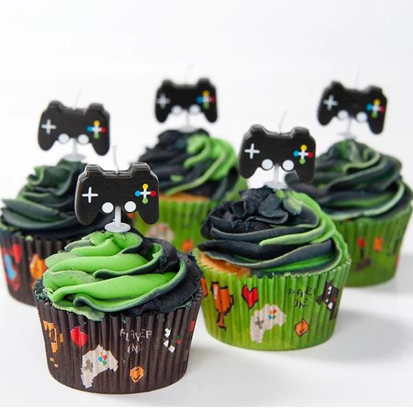Formas Cupcake Gaming Party, 75 unid.