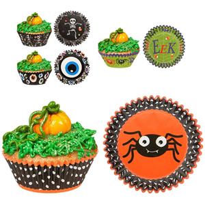 Formas Cupcake Halloween, 48 unid.