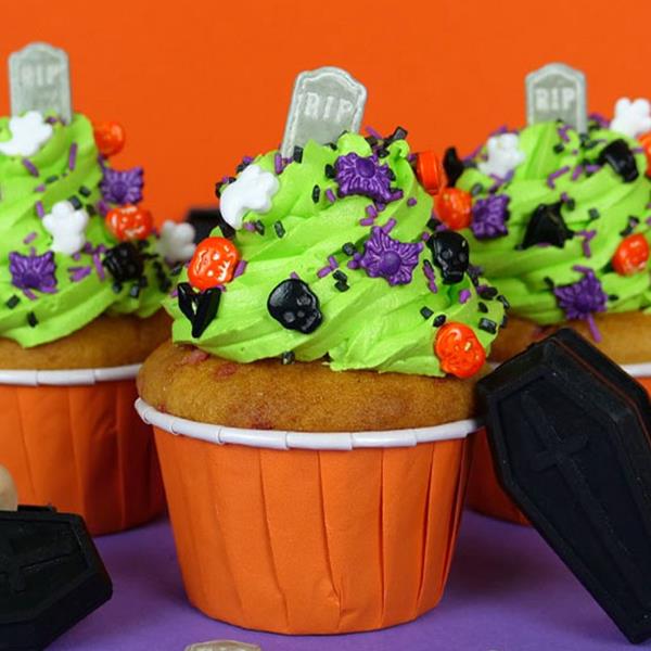 Formas Cupcake Laranjas, 24 unid.