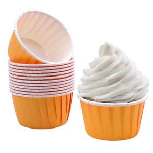 Formas Cupcake Laranjas, 24 unid.