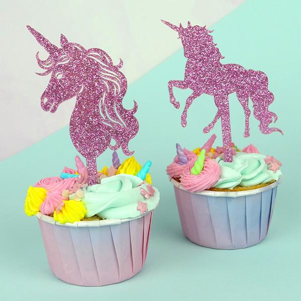 Formas Cupcake Rosa e Lilás, 24 unid.