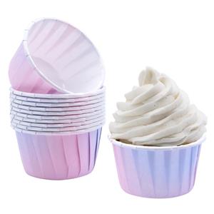 Formas Cupcake Rosa e Lilás, 24 unid.