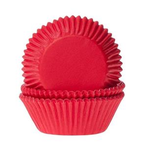 Formas Cupcake Vermelhas, 50 unid.