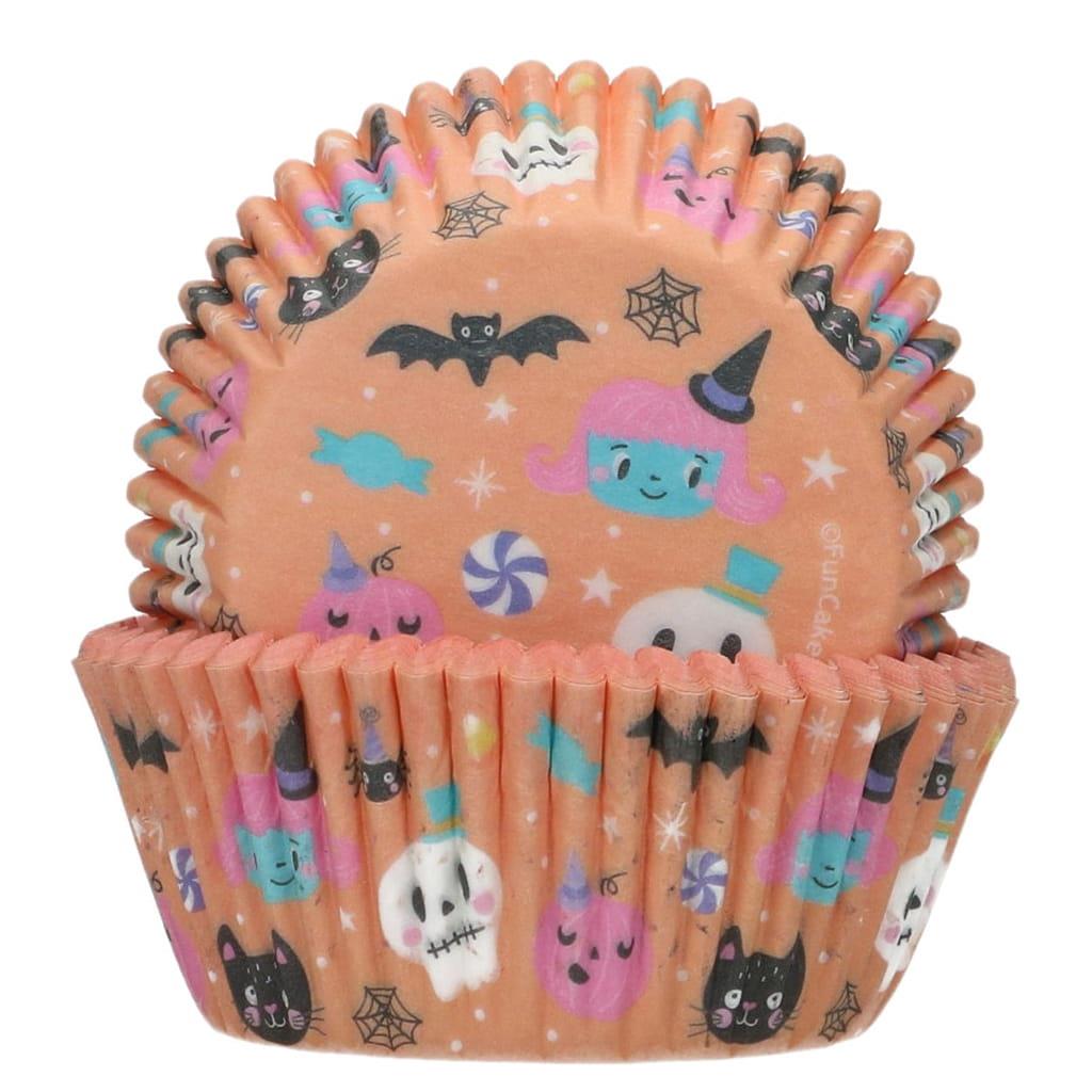 Formas de Cupcake Personagens Halloween, 48 unid.