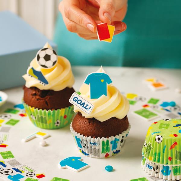 Formas de Cupcakes Jogo de Futebol, 36 unid.