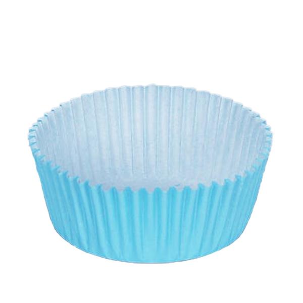 Formas Papel Cupcake Azul, 75 unid.