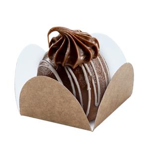 Forminhas para Doces Dupla Face Branco e Kraft, 50 unid.