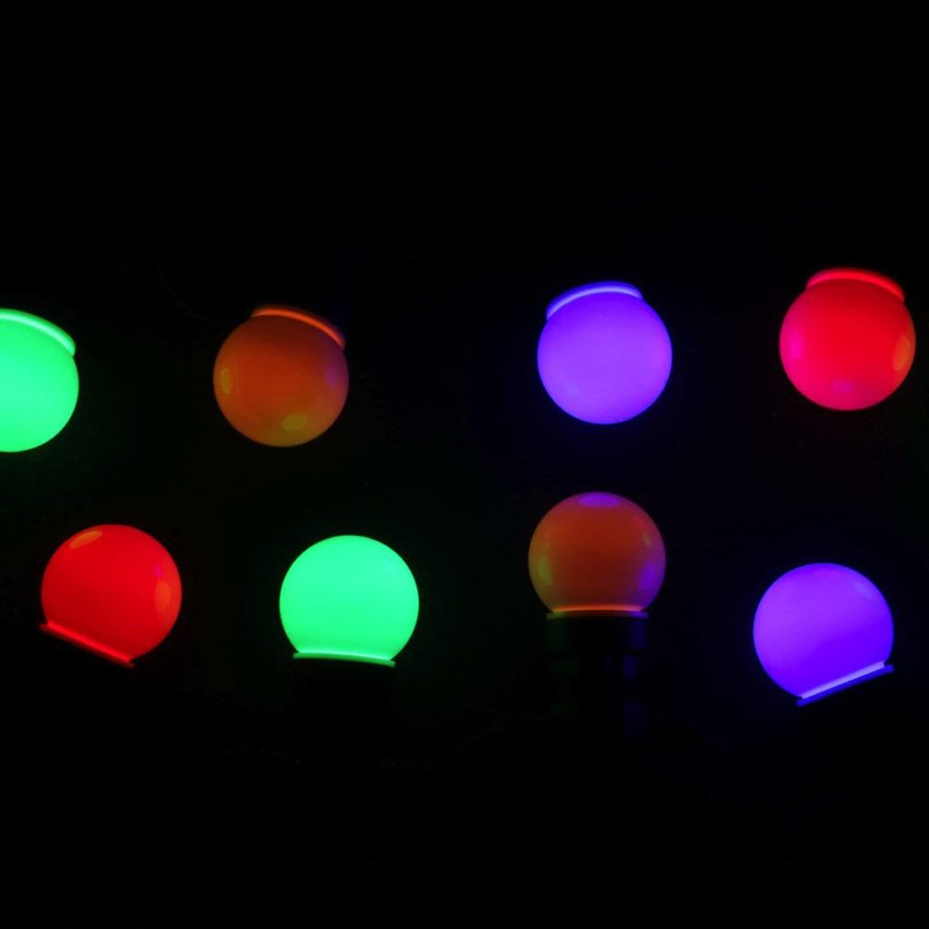 Gambiarra Grinalda de 10 Luzes de Natal Led Multicolor, 4 mt