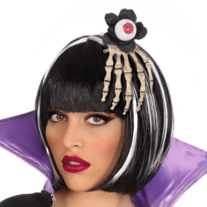 Gancho para Cabelo com Olho e Mão Esqueleto