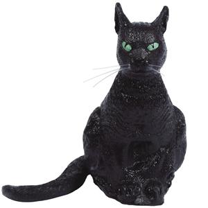 Gato Preto Sentado, 34 cm