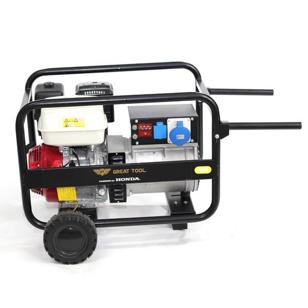 Gerador Gasolina 400V, 9,2 kVA Powered by HONDA